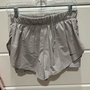 Nike high waist running short with biker short liner